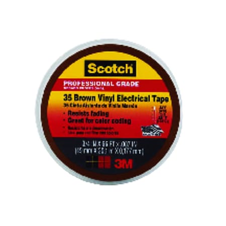 Scotch Scotch 3/4 in. W X 66 ft. L Brown Vinyl Electrical Tape 10885-BA-5